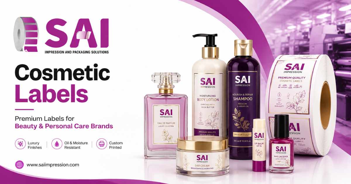Cosmetic Labels | Custom Beauty Product Label Printing