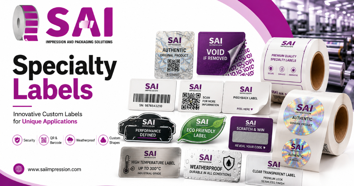 Specialty Labels | Void, Holographic & Security Printing