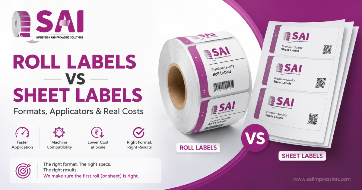 Roll Labels vs Sheet Labels: Formats, Applicators & Real Costs