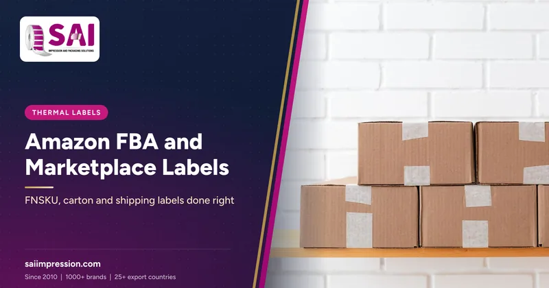 Amazon FBA and Marketplace Labels: FNSKU, Carton and Shipping Label Guide