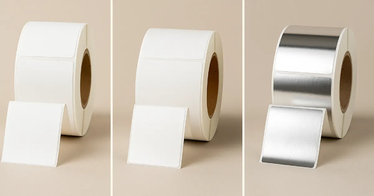 How to Choose the Right Packaging Label: Paper vs Film vs Foil