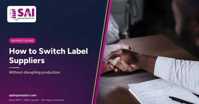 How to Switch Label Suppliers Without Disrupting Production