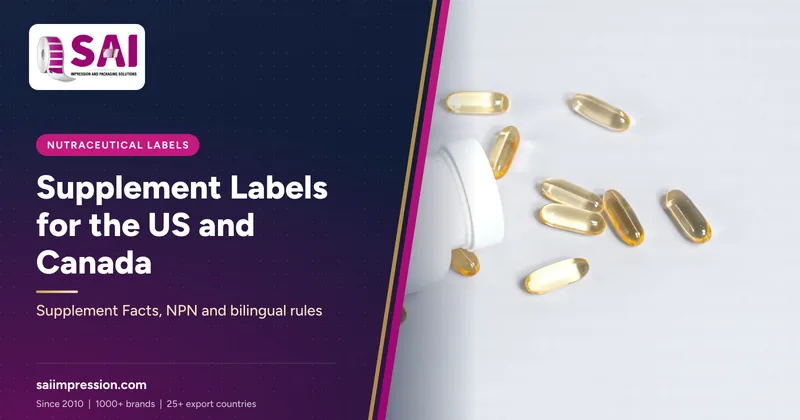 Supplement Facts Labels for the US and Canada: A Guide for Nutraceutical Exporters