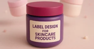 label design for skin care products